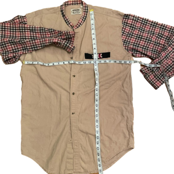 VINTAGE Western Southern Cowboy Cowgirl Plaid Aztec Pattern Shirt Medium - Picture 12 of 12